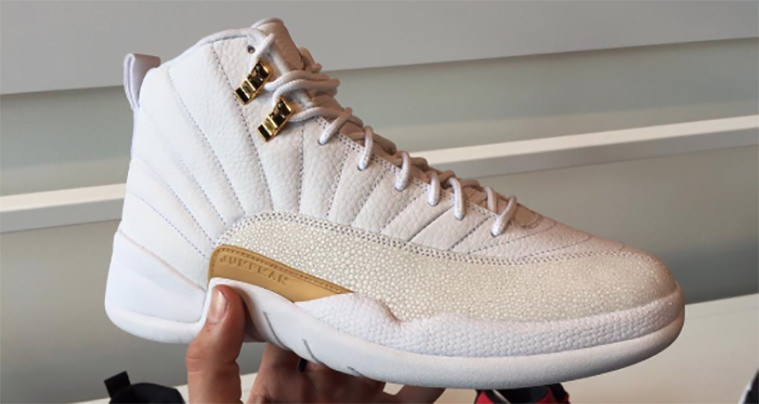 jordan 12 tan and white