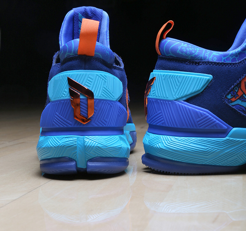 damian lillard shoes blue