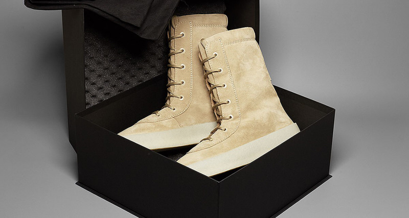 yeezy season crepe boots