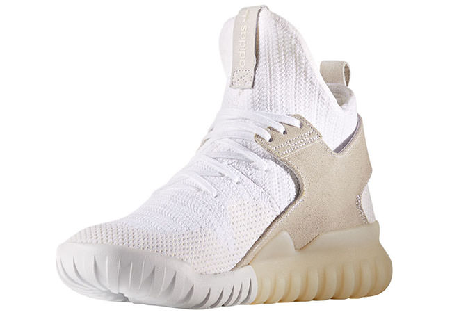 adidas tubular primeknit white