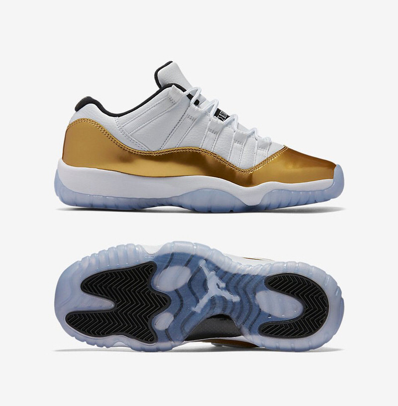 Air Jordan 11 Low Metallic Gold