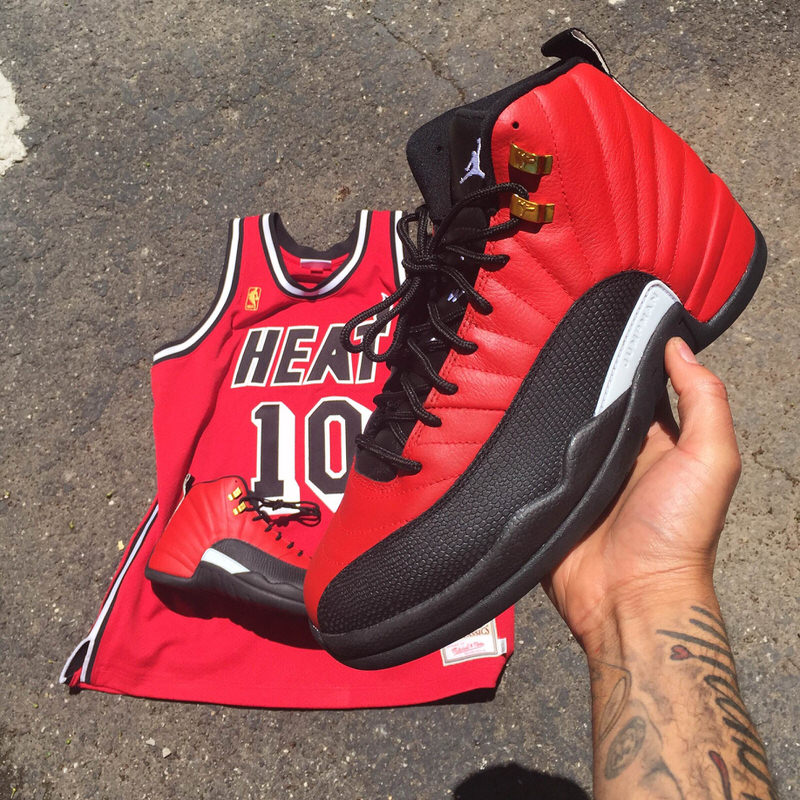 air jordan 12 reverse flu game