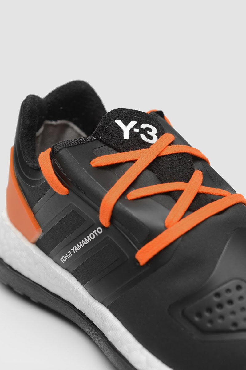 Y-3 Pure Boost Black/Orange | Kicks