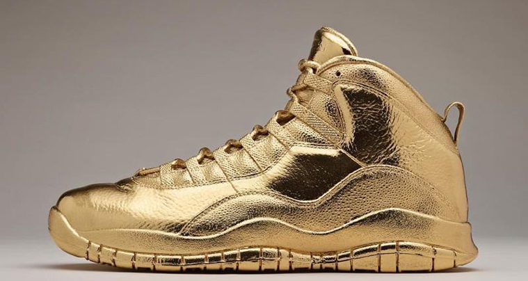 Air Jordan 10 Gold