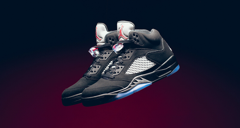 Air Jordan 5 Black Metallic Silver Release Date 845035-003