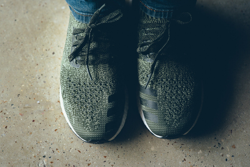 Ultra boost deals olive uncaged