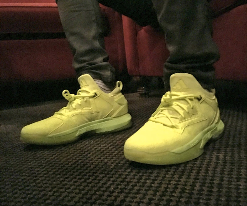 damian lillard neon shoes