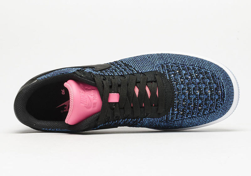 Nike Air Force 1 Flyknit Low Deep Royal Blue/Digital Pink