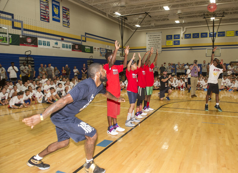 Kyrie and Kids Foot Locker Donate 190 Pairs to Boys & Girls Clubs