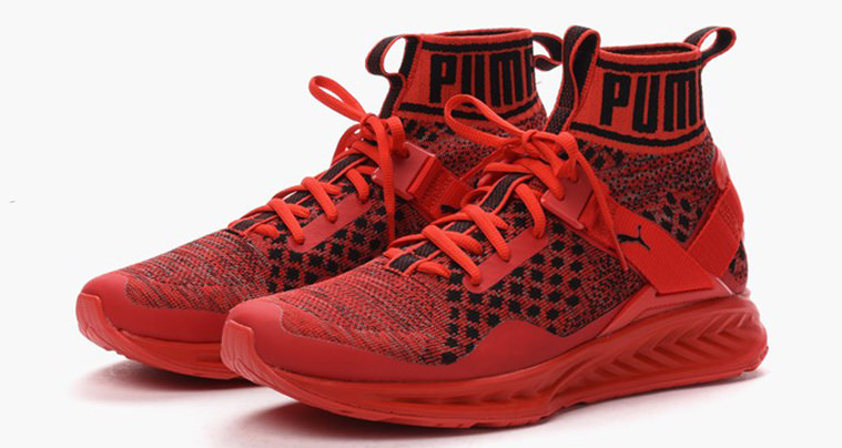 puma ignite evoknit red