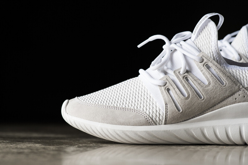 adidas Tubular Radial White/Light Grey