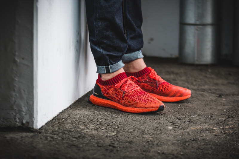 ultra boost uncaged red