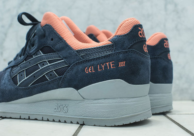 ASICS Gel Lyte III Navy/Coral // Kith Exclusive | Nice Kicks