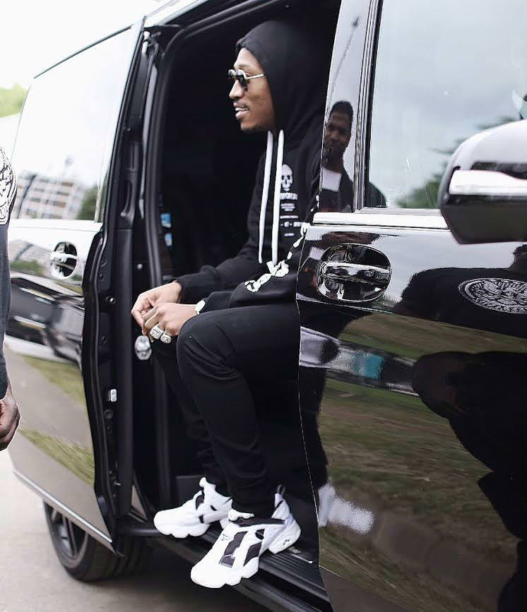 Future in the Reebok Insta Pump Fury "Overbranded"