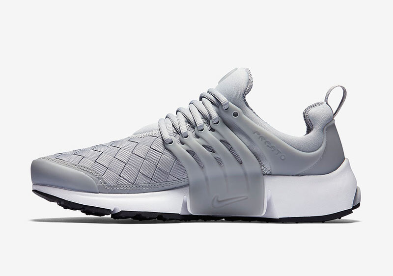 nike presto black woven