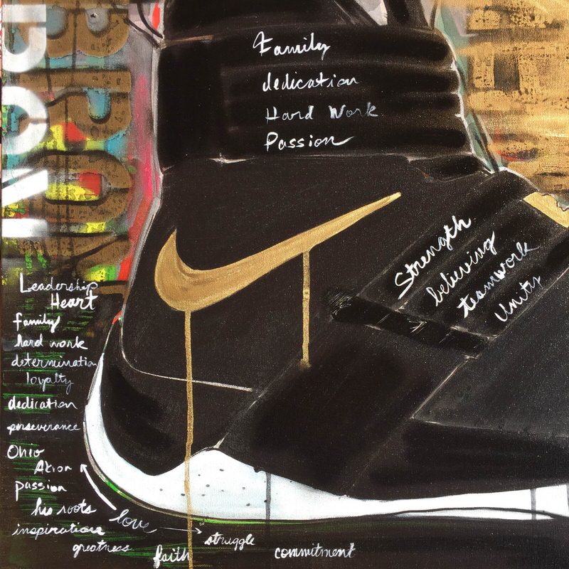 LeBron Knows Painting by Shannon Favia