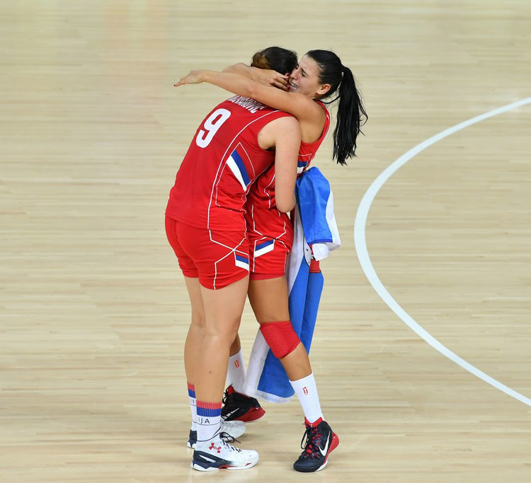 Jelena Milovanovic Sonja Petrovic Basketball+Olympics+Day+11+M-ahluaIsPdx