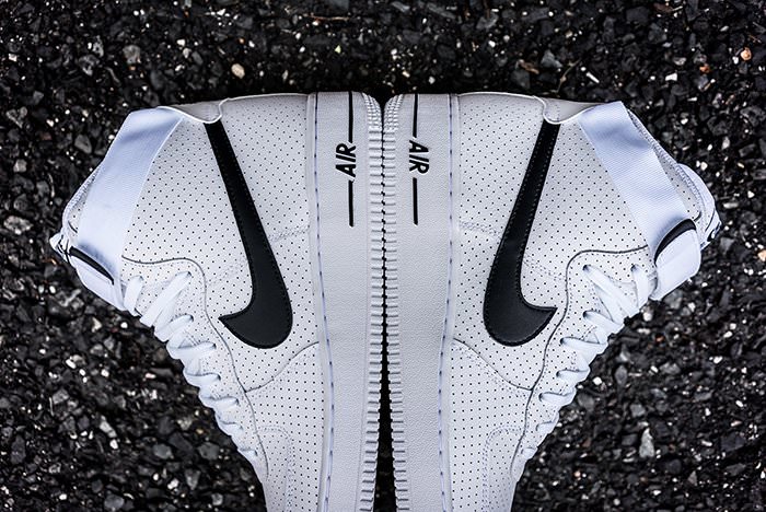 nike air force 1 high perf white black