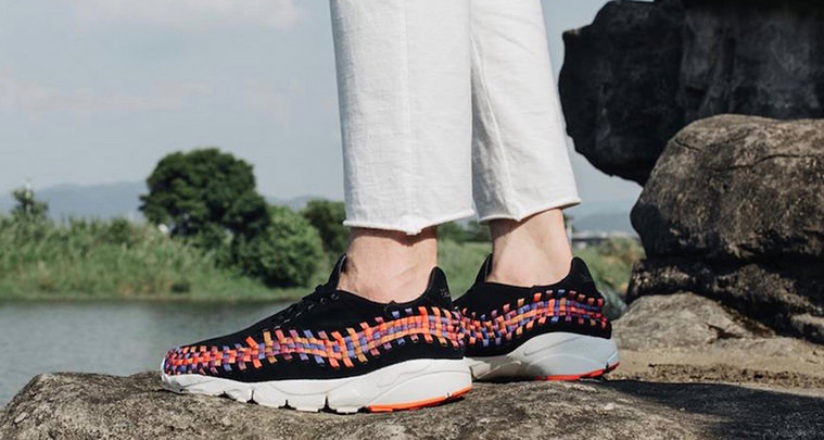 nike air footscape woven chukka rainbow