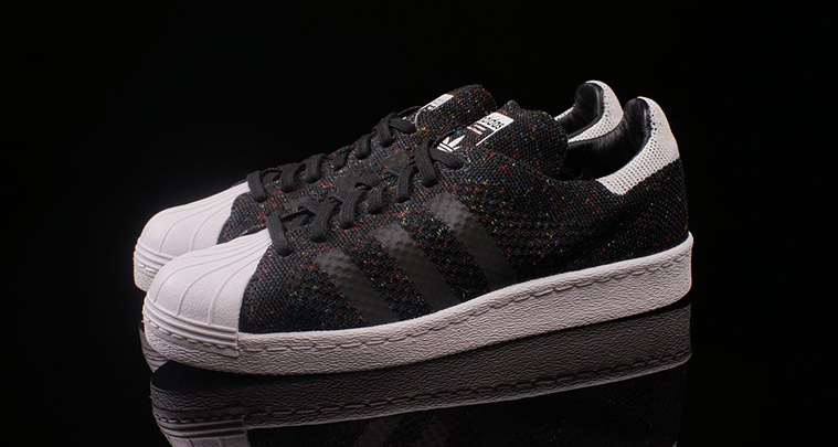 adidas superstar primeknit black