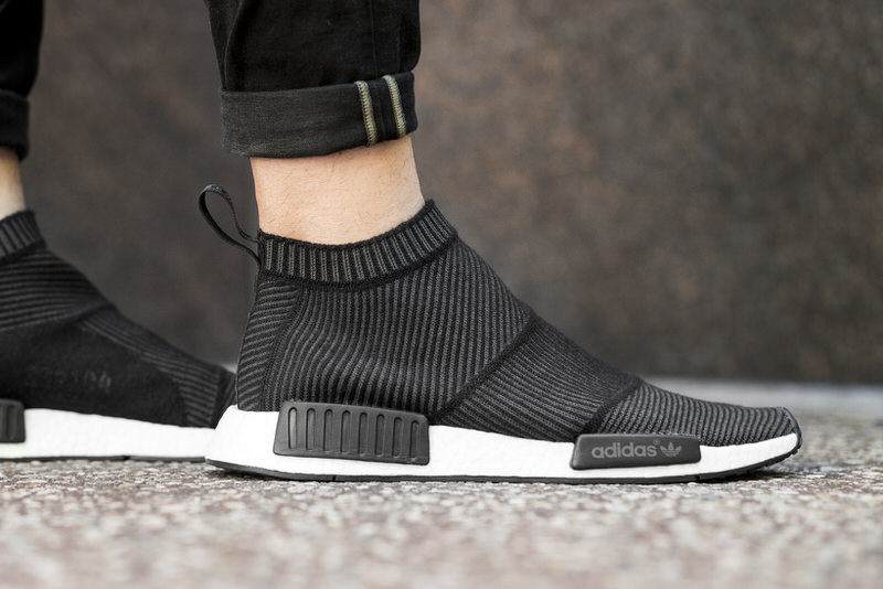 nmd black sock