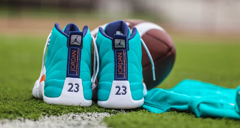 Air Jordan 12 "Miami Dolphins" Custom by Malcom Garret & Elite Touch Ups