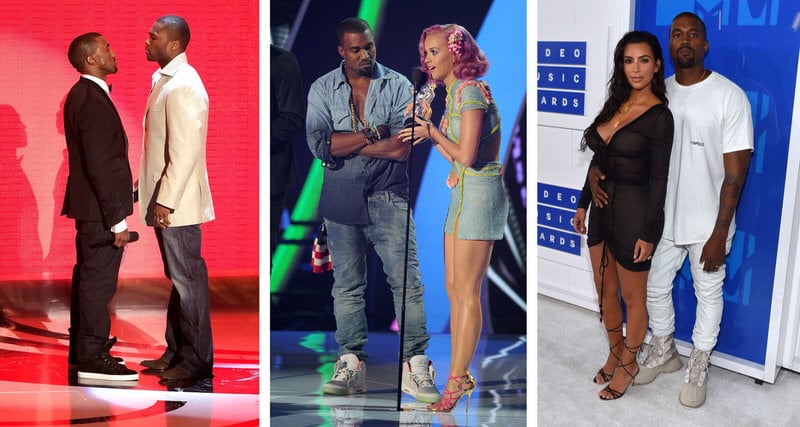 A History of Kanye West's Footwear at the MTV VMAs