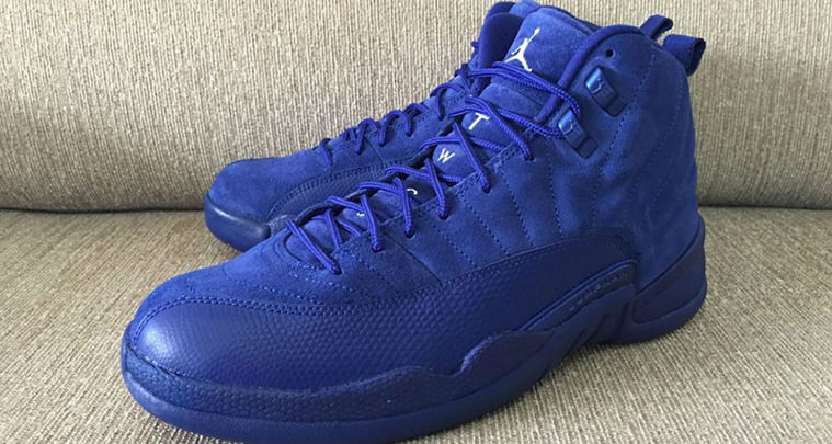 jordan 12s blue suede