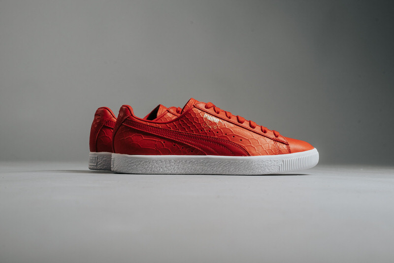 PUMA Clyde Dressed High Risk Red