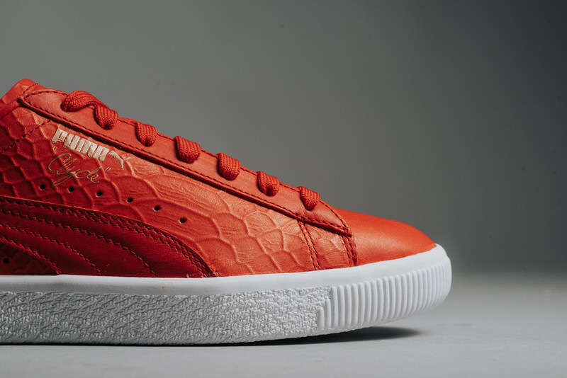 PUMA Clyde Dressed High Risk Red