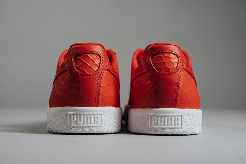 PUMA Clyde Dressed High Risk Red