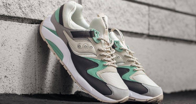 saucony grid mint