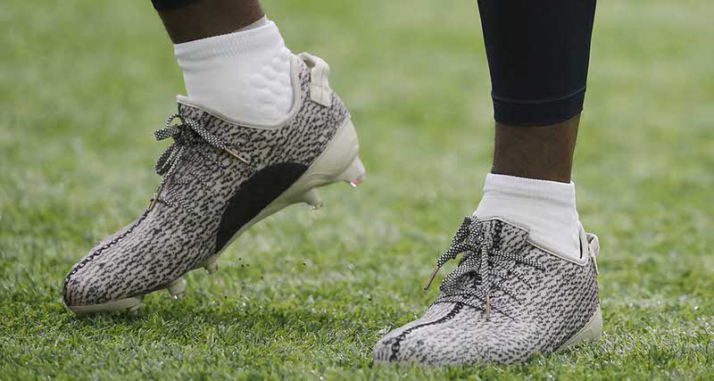 Gridiron Kicks // adidas Yeezy Cleats in Action