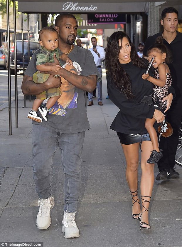 Kanye West in the adidas Yeezy Boost 1050