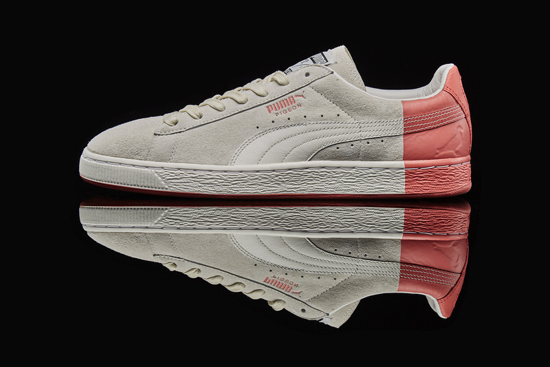 puma suede white staple pigeon