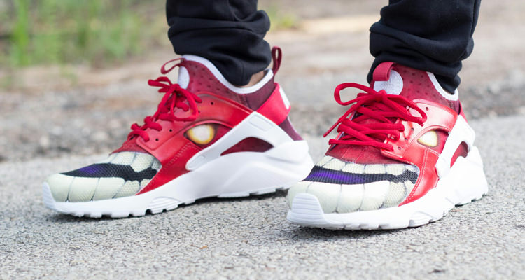 Nike Air Huarache Ultra "Red Hulk" Custom by Bago Customs