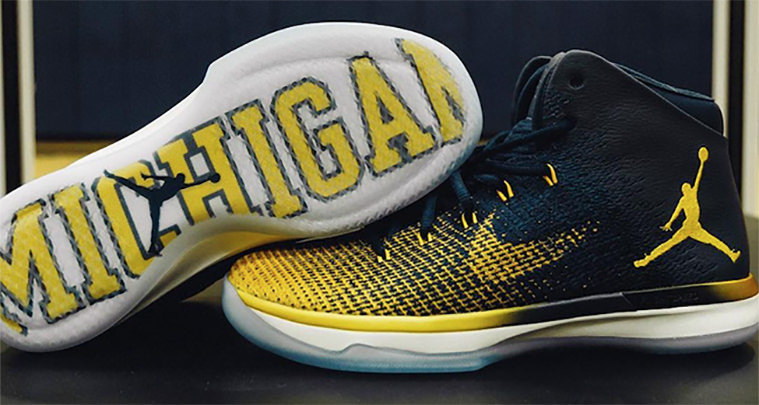 Air Jordan XXX1 Michigan PE