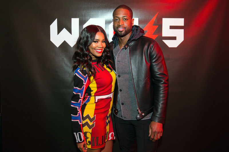 Dwayne Wade and Gabrielle Union