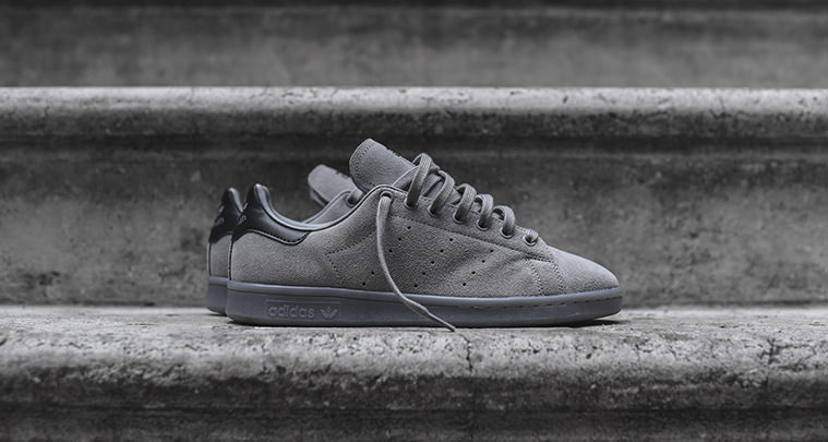 adidas Stan Smith Suede Charcoal
