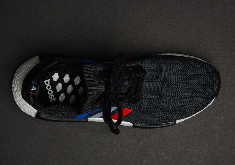 Nmd r1 primeknit tri color black top