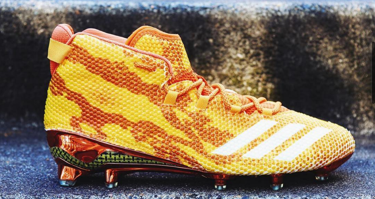 Von Miller Breaks Out "Bush Viper" adidas Cleats for Pre-Game Action