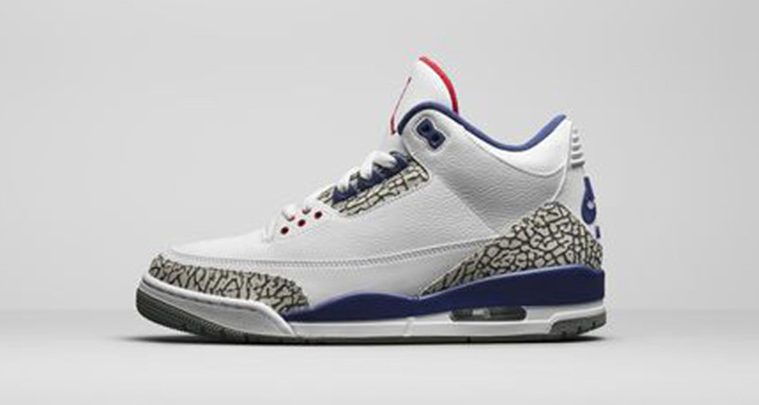 Air Jordan 3 True Blue Drops on Black Friday for 220 Nice Kicks