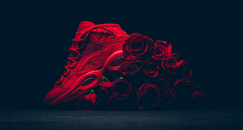 all red reebok teyana taylor