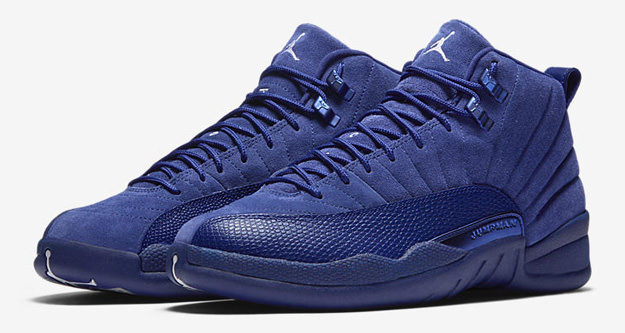 Air Jordan 12 Blue Suede Takes Flight This Saturday Nice Kicks