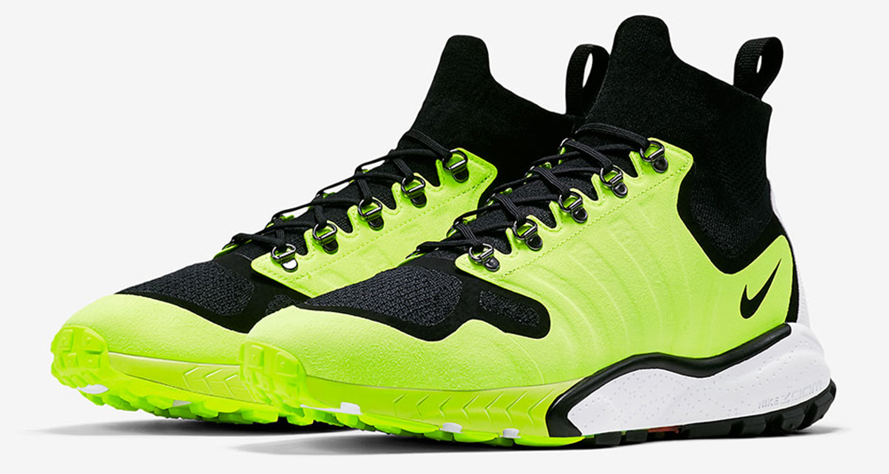 Nike Zoom Talaria Flyknit Mid "Neon"