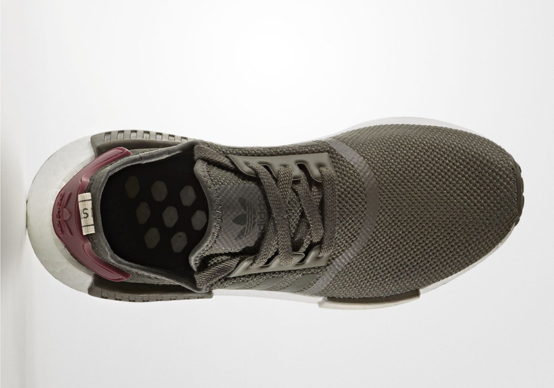 Adidas nmd olive best sale maroon