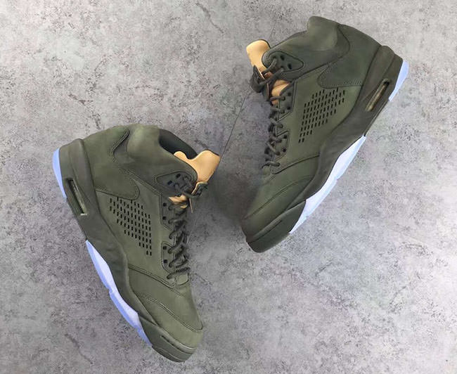 jordan 5 dark green