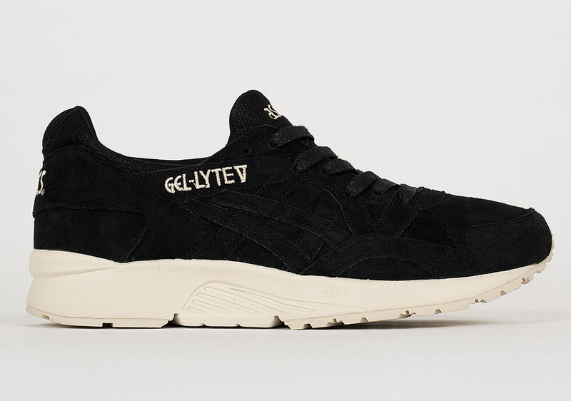 asics gel lyte v black suede