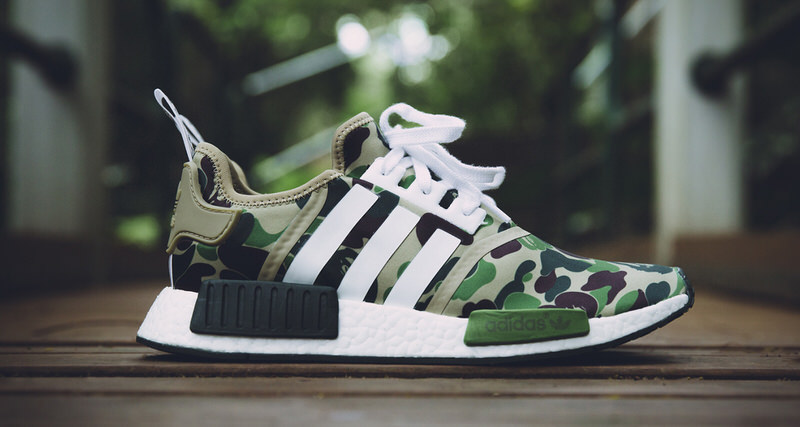 Bape adidas camo nmd sale