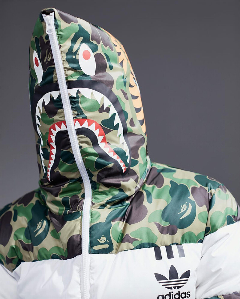 BAPE x adidas Down Jacket